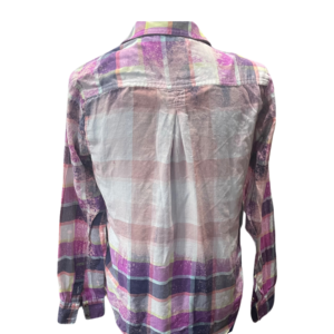 Size Medium Purple, Pink & Blue Bleach Shirt